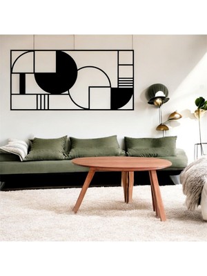 Asa Store Lazer Kesim Metal Duvar Dekoru, Şekiller 40 cm