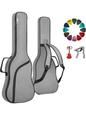 Midex ELC-40 Case Elektro Gitar Çantası Gigbag Su Geçirmez Kalın Kılıf (Capo Hediye)
