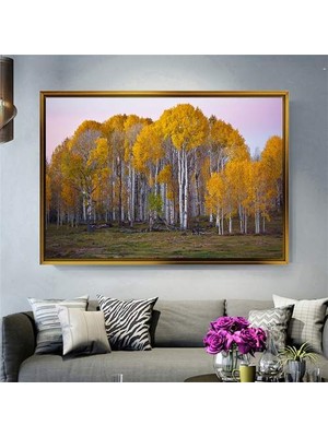 Giyense Altın Çerçeveli Dekoratif Tablo RG527