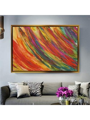 Giyense Altın Çerçeveli Dekoratif Tablo RG829