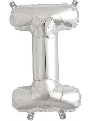 Parti Adresi Harf Folyo Balon I Harfi Gümüş Renk 100 Cm - 40"