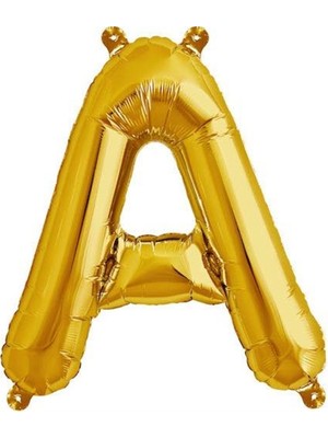 Parti Adresi Harf Folyo Balon A Harfi Altın Renk 76 Cm - 34"