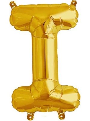 Parti Adresi Harf Folyo Balon J Harfi Altın Renk 100 Cm - 40"