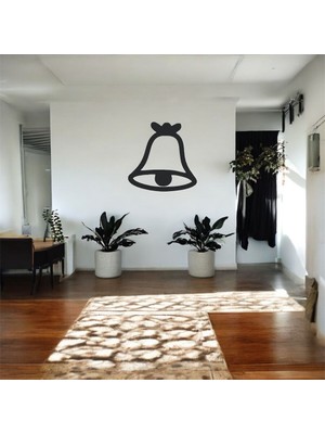 Asa Store Lazer Kesim Metal Duvar Dekoru, Çan 40 cm