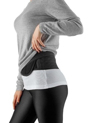 Babyjem Doğum Sonrası Balenli Korse 579 Siyah Kadın İçin Sıkılaştırıcı Destekleyici Model