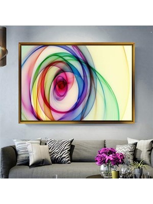 Giyense Altın Çerçeveli Dekoratif Tablo RG441