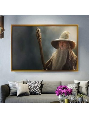 Giyense Altın Çerçeveli Dekoratif Tablo RG1690