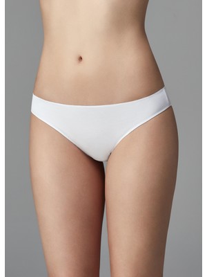 Dagi Kadın 3'Lü Slip Beyaz %95 Pamuk %5 Elastan Rahat Tasarım ile Yumuşak Dokulu