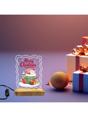 Asa Store Masa Üstü Işıklı Yılbaşı Temalı Hediye 11