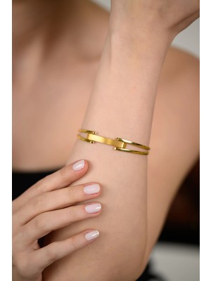 22 Ayar Altın Kelepçe Bileklik