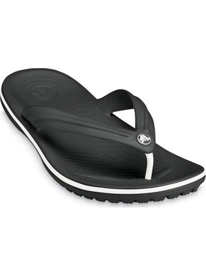 Crocs Crocband Flip CR11033-001 Terlik Siyah Silikon/Plastik Günlük Kullanım İçin Konforlu Tasarım