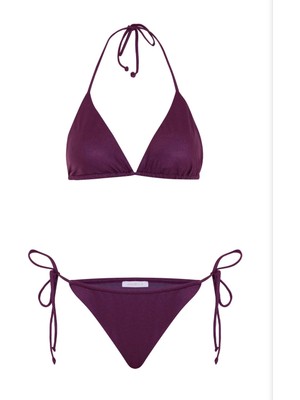 Aquella Üçgen Bikini Takımı Mor 210-1438