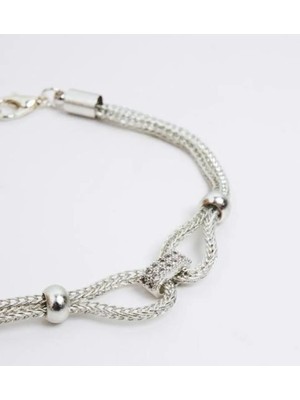 Hasır Metalik Renk Bileklik