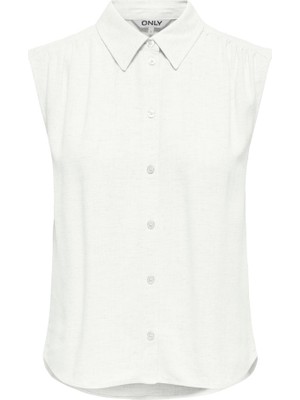 Only Kadın Gömlek Onlsıesta S/l Lınen Bl Shırt Pnt NOOS15367416