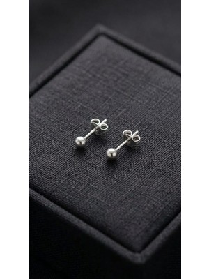 Silver Hunters Gümüş Top Küpe 925 Ayar Gümüş 2mm Top Küpe