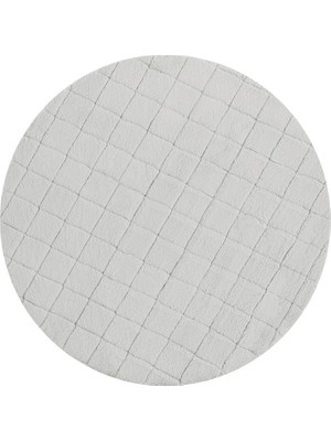 English Home Soft Touch Rabbit Pelüş Halı Açık Gri