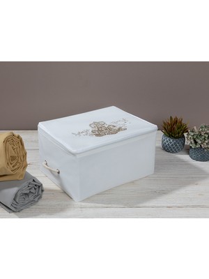 English Home Lace Damask Hurç Beyaz