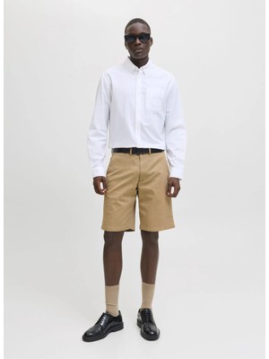 Jack & Jones Chino Şort, Xl, Kahve