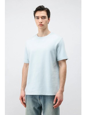 Antioch Bebe Mavi Regular Fit Basic Erkek T-Shirt