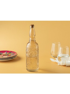 English Home Alpins Cam Şişe 720 ml Kahve