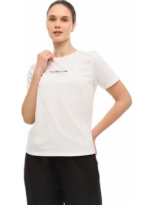 Kinetix Wl 11MADISON 6fx Beyaz Kadın Kısa Kol T-Shirt