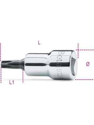 Beta 910TX-25 Torx Lokma 3/8 Ürün Kodu 009100521