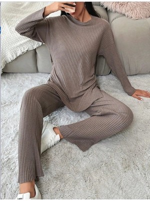 Stores36 Kadın Uzun Kollu Kaşkorseikili Takım