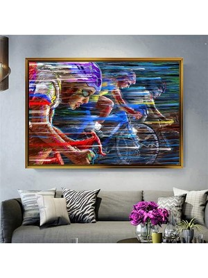 Giyense Altın Çerçeveli Dekoratif Tablo T250