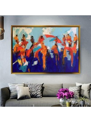 Giyense Altın Çerçeveli Dekoratif Tablo T28