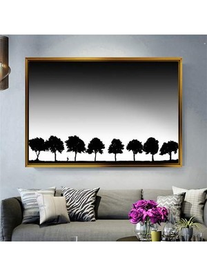 Giyense Altın Çerçeveli Dekoratif Tablo T310