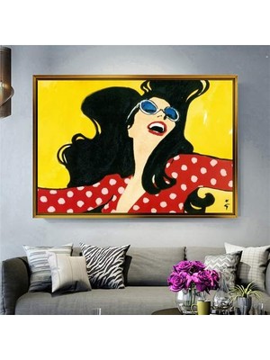 Giyense Altın Çerçeveli Dekoratif Tablo T182