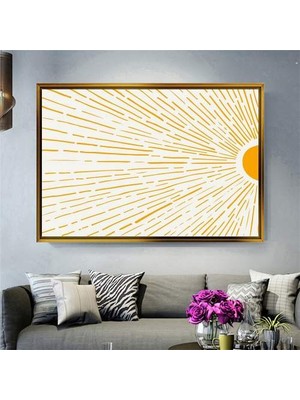 Giyense Altın Çerçeveli Dekoratif Tablo T178