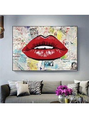 Giyense Altın Çerçeveli Dekoratif Tablo T444