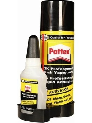 Pattex Hızlı Yapıştırıcı 2K 400 ml + 70 ml Şeffaf Renkli Yapıştırıcı 100 Gram