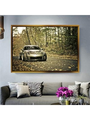 Giyense Altın Çerçeveli Dekoratif Tablo T676