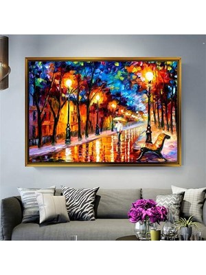 Giyense Altın Çerçeveli Dekoratif Tablo T895