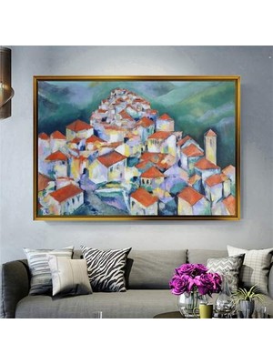 Giyense Altın Çerçeveli Dekoratif Tablo T94