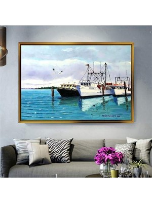 Giyense Altın Çerçeveli Dekoratif Tablo T297