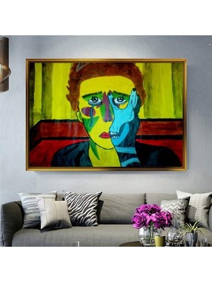 Giyense Altın Çerçeveli Dekoratif Tablo T175