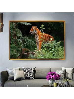 Giyense Altın Çerçeveli Dekoratif Tablo T255