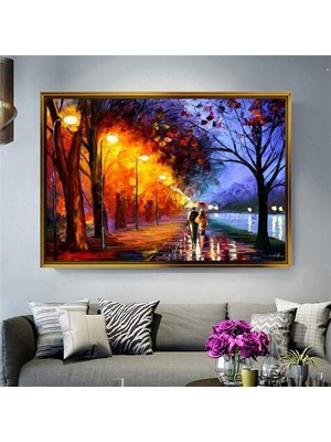 Giyense Altın Çerçeveli Dekoratif Tablo T735