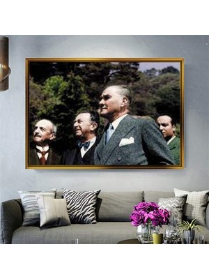 Giyense Altın Çerçeveli Dekoratif Tablo T59