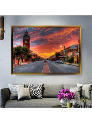 Giyense Altın Çerçeveli Dekoratif Tablo T238