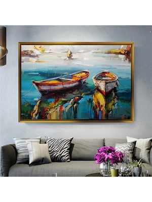 Giyense Altın Çerçeveli Dekoratif Tablo T308