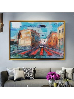 Giyense Altın Çerçeveli Dekoratif Tablo T1173