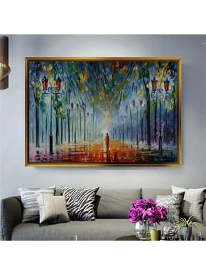 Giyense Altın Çerçeveli Dekoratif Tablo T1134