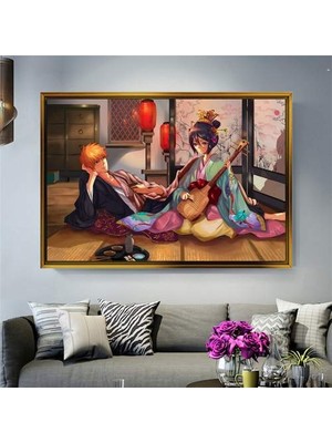 Giyense Altın Çerçeveli Dekoratif Tablo T1118