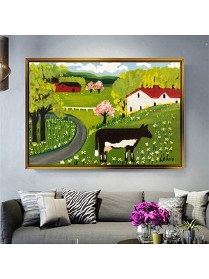 Giyense Altın Çerçeveli Dekoratif Tablo T283