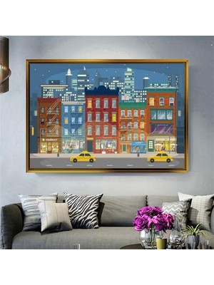 Giyense Altın Çerçeveli Dekoratif Tablo T328