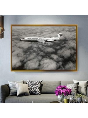 Giyense Altın Çerçeveli Dekoratif Tablo T391